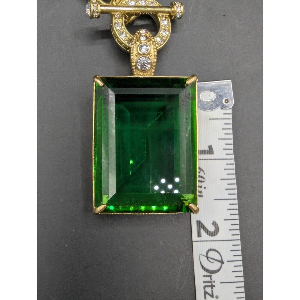 HEIDI DAUS Hot Rocks SET Green Erinite Necklace & Bracelet - Picture 14 of 16